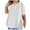 White, variant on Olyvenn Summer Cotton Plus Size Tops for Women Trendy Short Sleeve V Neck Loose Blouse Workout Basic Comfy T Shirts Tees Black XXL