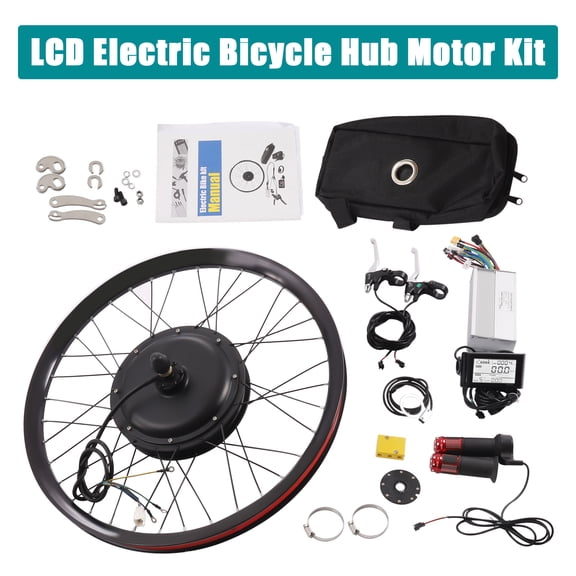 Rear Wheel Motor, 72V 2000W Electric Bike Kit,72V with Display, Electric Bicycle Conversion Kit