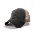 thumbnail image 3 of YAOBAMM Chapeau anti-UV Unisexe Chapeau de Baseball Maille Creuse Respirant Réglable Léger Protection UV Extérieur Décoratif, 3 of 7