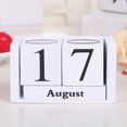 thumbnail image 3 of Bangcool Block Calendar Creative Decorative Mini Size Perpetual Calendar Wooden Calendar, 3 of 10