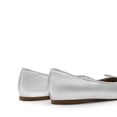 thumbnail image 3 of DREAM PAIRS Bailarinas Plateadas para Mujer con Moño Talla 6.5, 3 of 7