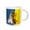 White, variant on 3drose, Usa, California, San Diego, Honey Bee Taking Off., 11oz Magic Transforming Mug