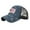 Navy, variant on Memorial Day Mens Trucker Cap Us Flag Patch Washed Vintage Mesh Back Breathable Patriotic Casual Hats