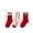 Red, variant on MXIEZI 3 Pack Kids Toddler Girls Cotton Crew Socks Athletic Socks for 1-12Y