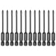 thumbnail image 1 of Uxcell 12 Paquetes de brocas de mampostería de 3 mm con revestimiento de cromo negro para azulejos, ladrillos, vidrio y piedra, 1 of 5