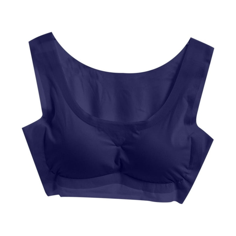 CHGBMOK Sports Bras for Women Mind Sleep Underwear Plus Big-Size Comfort  Sports Vest Bra Without Steel Ring