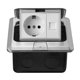 thumbnail image 2 of Caja de piso emergente universal Eu 2 pines con enchufe para PC, enchufe europeo, 2 of 4