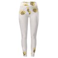 thumbnail image 2 of Gibobby Leggings Translúcido Mujer Pantalones yoga deportivos cintura alta ajustados moda casual para mujer Leggings estampados Festival（Blanco， XL), 2 of 4