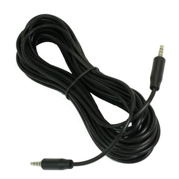 25ft 3.5mm SLIM 4 Conductor TRRS / 3 Band   Mic or Video Male to Male Cable