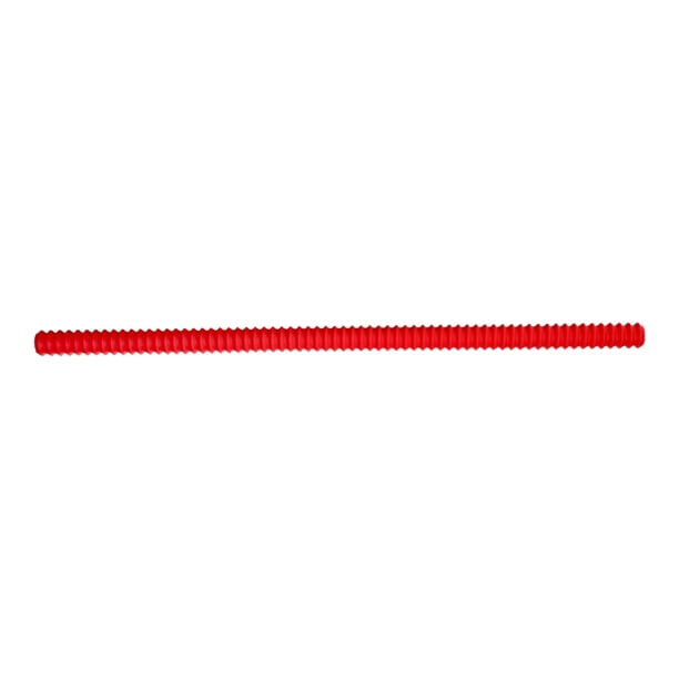 Yuarrent Protector de estante para horno tira de aislamiento térmico resistente al desgaste accesorios de protección de alta temperatura Cocina y Comedor Negro