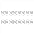 thumbnail image 1 of 32 Pcs Circular Porous Tart Ring Bottom Tower Pie Cake Mould Heat-Resistant Perforated Cake Mousse Ring,32 x Baking mold,silver, 1 of 8