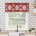 thumbnail image 4 of Retro Ethnic Valances for Windows Tribal Boho Rod Pocket Curtain Valance Window Treatment Short Curtains for Kitchen Living Room, 58"x16", 4 of 5