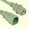 thumbnail image 1 of SANOXY Cables and Adapters; 3ft 14 AWG Computer Power Extension Cord IEC320 C13 to IEC320 C14, Green, 1 of 1