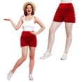 thumbnail image 4 of Pantalones cortos Malco Modes Lisa Tanga/Rumba Booty de color rojo para mujer, 4 of 9