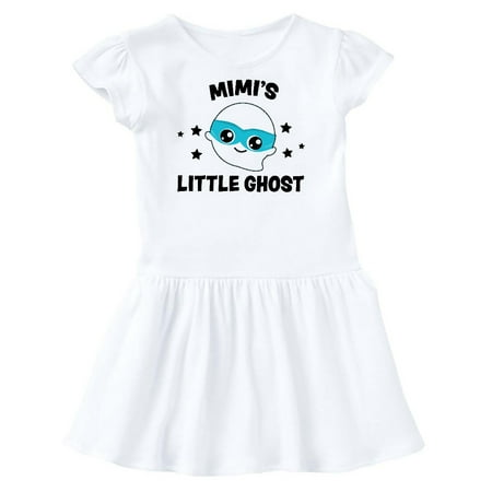 

Inktastic Cute Mimi s Little Ghost with Stars Gift Toddler Girl Dress