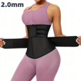 thumbnail image 1 of Cinturón adelgazante entrenador de cintura para mujer, cinturón moldeador de cuerpo reforzado con cremallera ajustable para el sudor, 1 of 6