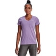 thumbnail image 3 of Camiseta Under Armour Tech con cuello en V y manga corta para mujer, 3 of 7