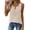 7# Khaki, variant on Sleeveless Tops for Women Cotton Linen Lace V Neck T Shirts Summer Beach Boho Tank Top Casual Peasant Blouses Black L
