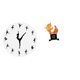 thumbnail image 1 of Reloj de pared,Reloj de pared con bailarina,reloj decorativo colgante.,Relojes de pared silenciosos Reloj decorativo de tiempo silencioso,Escultura de pez,Escultura de pez,decoración del, 1 of 8
