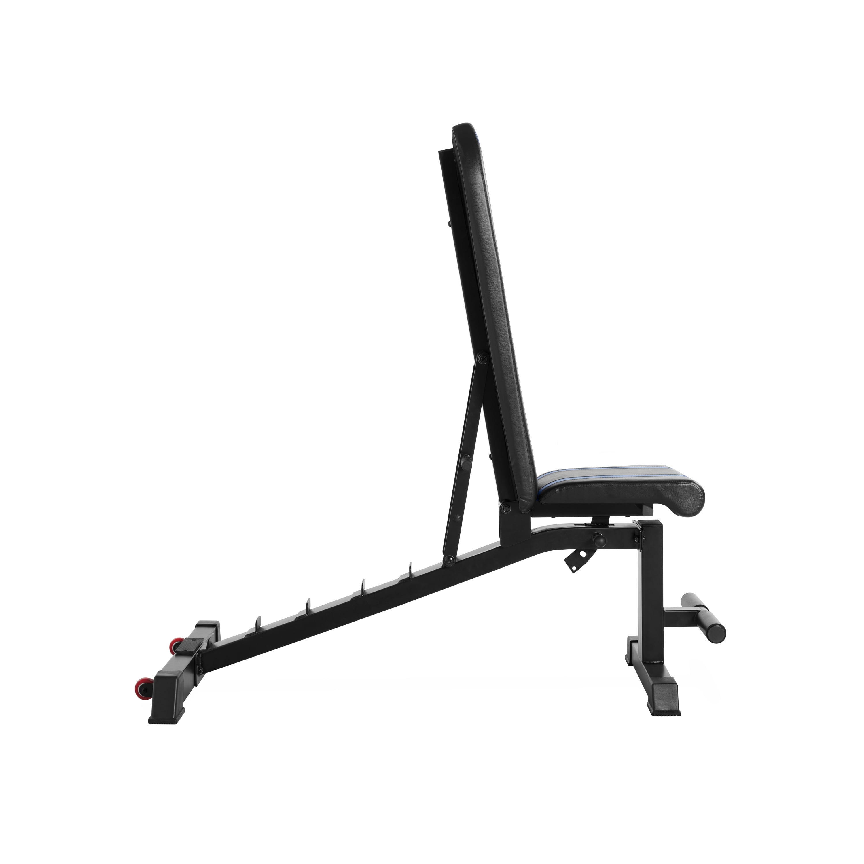 Fuel Pureformance Adjustable Utility Weight Bench, Blue Stripes