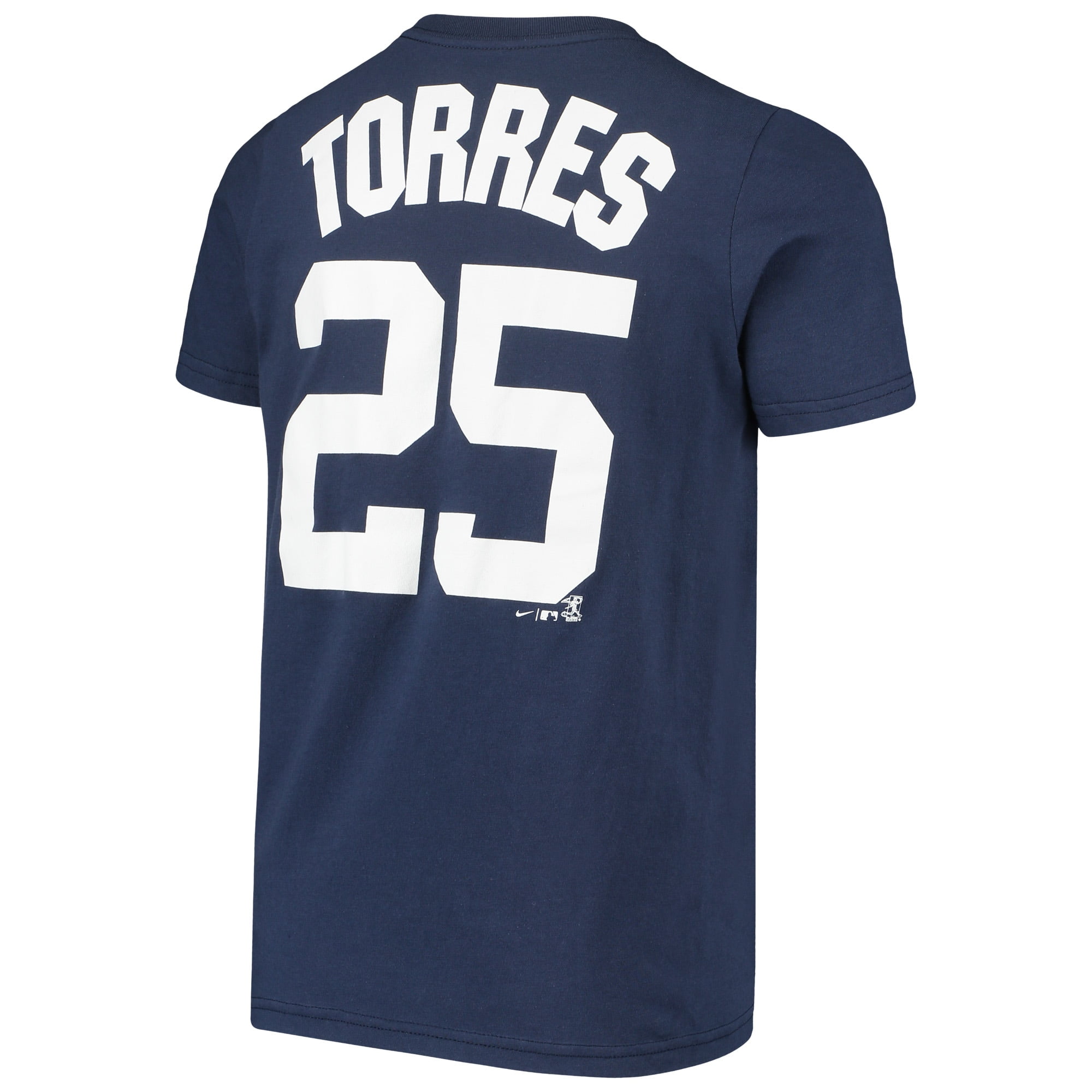 Youth Nike Gleyber Torres Navy New York Yankees Player Name & Number T-Shirt