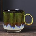 thumbnail image 2 of Ceramic Coffee Mug Rough Pottery Tea Cup 150ML 2Pcs Large Handle Creative Retro Dinnerware Mug, 2 of 12