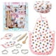 thumbnail image 1 of Juego de disfraces de chef con 3 nutrias para niños, delantales, herramientas para hornear, 11 unida, 1 of 6