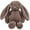 Brown, variant on White Bunny Plush, 12 Inch Super Fluffy Rabbit Plush Toy With Long Ears, Cute Bunny Birthday Gifts For Kids
