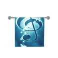 thumbnail image 2 of MKHERT Music Note Bath Towel 30x56 Inches Bathroom Towel Beach Sunbath, 2 of 2