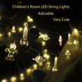 thumbnail image 3 of 20LED 9.8 FT Rocket Spaceship Astronaut String Lights Children's Room LED String Lights Battery Operated for Kids Room Tent Birthday Decor(Warm White), 3 of 4
