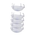 thumbnail image 2 of 5 platillos transparentes para plantas con gancho, soporte esférico para plantas, cesta colgante, bandejas de goteo, 2 of 9