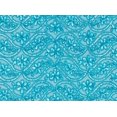 thumbnail image 2 of Zelouf Sequin & Frill Embroidery On Tulle W/ Extend Mesh  , Sewing, DIY, Crafts Fabric by the Yard, Teal, 1 Yard, 2 of 2