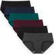thumbnail image 1 of Bragas hipster de algodón para mujer Underwear INNERSY, paquete de 6, 1 of 6