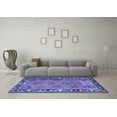 thumbnail image 3 of Ahgly Company Indoor Rectangle Persian Blue Traditional Area Rugs, 2' x 3', 3 of 4