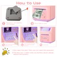 thumbnail image 7 of KIMHY Piggy Bank for Kids with Fingerprint Lock, ATM Money Bank Saving Box for Cash & Coins for Girls Birthday Children's Day Halloween Christmas Toys, 7 of 7