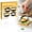 K, variant on Egg Ring for Frying Eggs and English Muffin - Round Egg Shaper Mold with Anti-scald Handle - Stainless Steel Non-stick Egg Cooker Ring - With Oil Brush - 2 Pack(J)