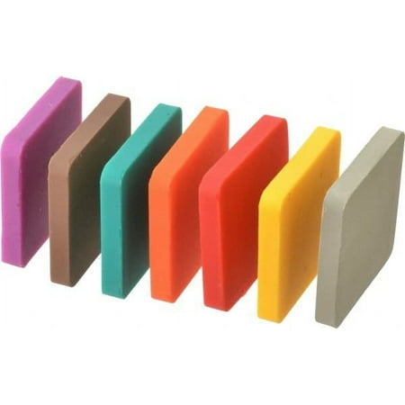 SPI 15-138-1 Calibration Test Blocks, 7 Pc Kit, 30 to 90 Shore A Hardness Scale