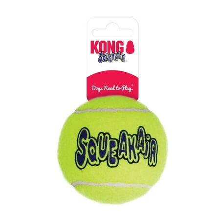 KONG® SqueakAir Tennis Ball Fetch Dog Toy with Squeaker, Large