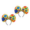 thumbnail image 1 of 2 Piezas Navidad Lunares Sombrero Diadema Bufón Disfraz Elegante Diadema Accesorios, 1 of 9