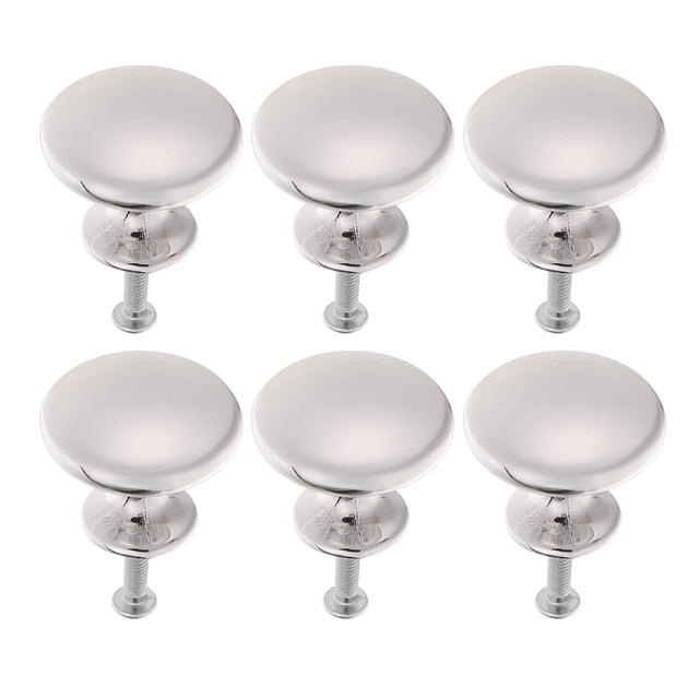 Shisuyan 6Pcs Modern Style Cupboard Wardrobe Door Knobs Brushed Drawer Pull Handles
