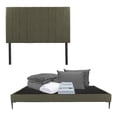 thumbnail image 1 of Cabecera King Size Argos + Base Slim Verde + Almohada 2Pack + Protector Cloud + Sabanas Softy + Edredon Homy, 1 of 8