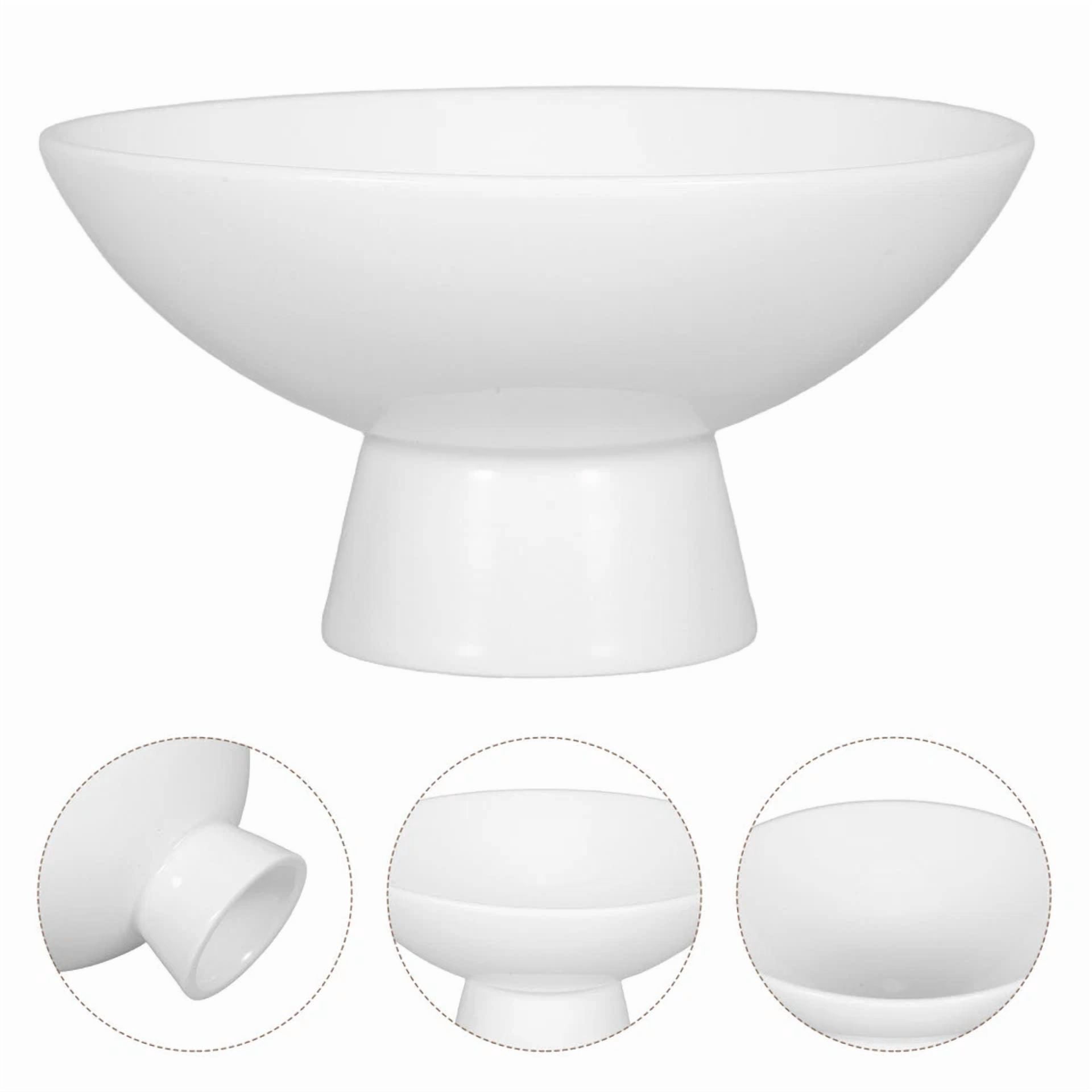 Goblet Baby High Footed Snack Fruit Plate Aesthetic Bowl Ceramic Snacks