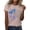 Light Pink, variant on Xmyrz Women's Floral Tops Casual Little Daisy Pattern Print Short Sleeve Round Neck Tees Loose Summer Tshirts