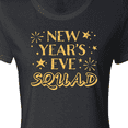 thumbnail image 4 of Inktastic New Year's Eve Squad with Stars in Gold Women's T-Shirt, 4 of 5