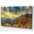 thumbnail image 2 of Caucasus Mountains Yellow Panorama - Landscape Artwork Canvas, 2 of 3