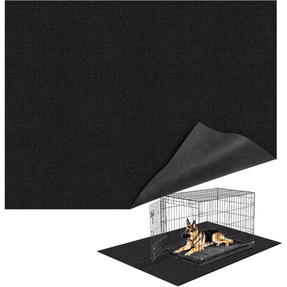 Furggis Dog Playpen Mat, Washable Pee Pad for Dogs, Reusable Puppy Pad for Training, Whelping, Housebreaking, Incontinence, and Crate/Kennel, 60x72in, Gray