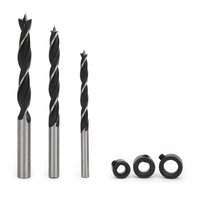 Juego de guías de plantilla para clavijas de 41 piezas, herramienta de guía de taladro engrosada para carpintería con kit de brocas de 6/8/10 mm Ecomeon no