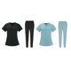 thumbnail image 1 of Enfermería Scrub Set Top Pantalones Transpirable Trabajo Uniforme para Enfermera Yoga Jogger, 1 of 5