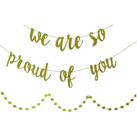 graduation decorations 2025, We are So Proud Of You Banner, graduation banner graduation party supplies Congrats Banner