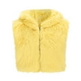 thumbnail image 3 of AUNVITO Women's Fluffy Faux Jacket Long Sleeve Open Front Cardigan Casual Parka Coat, 3 of 5